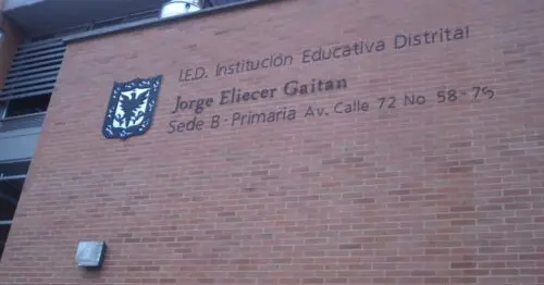 COLEGIO DISTRITAL JORGE ELIECER GAITAN IED SEDE B COLEGIO DISTRITAL JORGE ELIECER GAITAN IED SEDE B